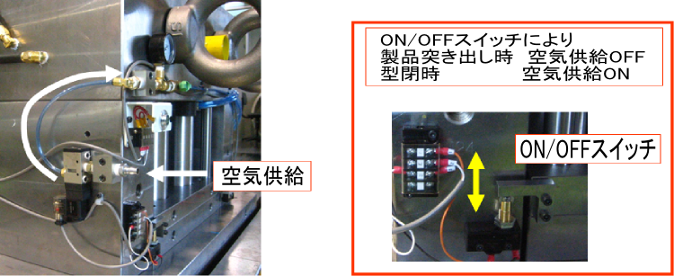 ON/OFFスイッチ ON/OFFスイッチ
